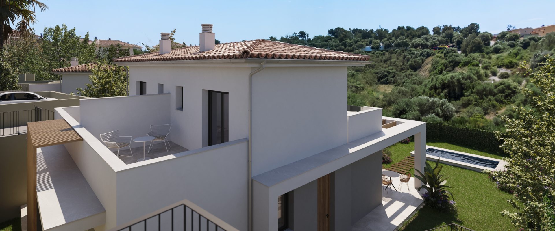 Exclusive residential complex of villas in Cala Romantica
