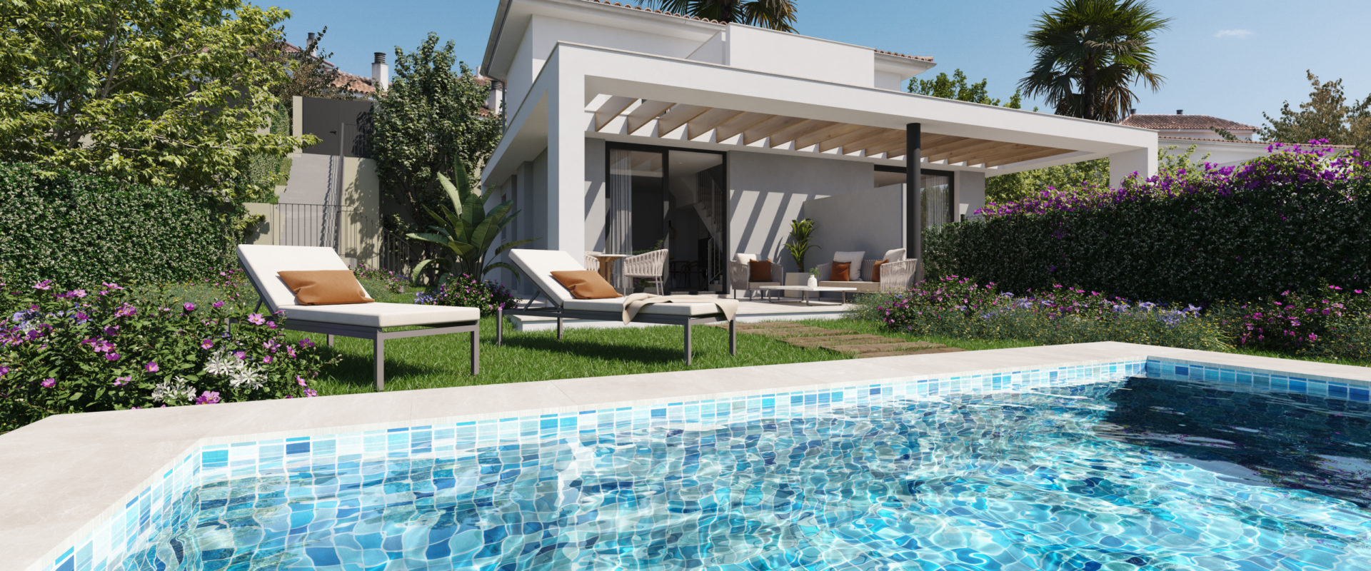 Exclusive residential complex of villas in Cala Romantica
