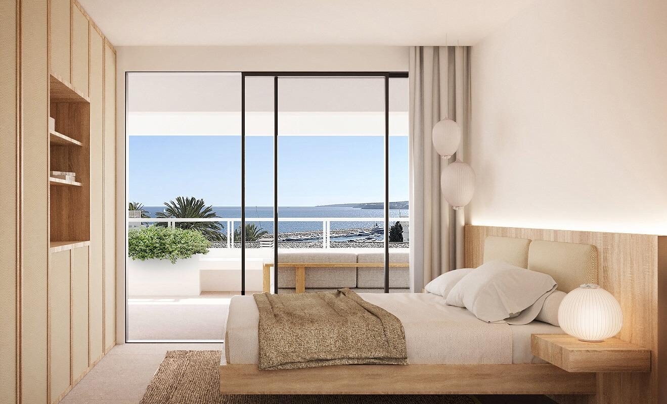 Apartment with  sea views on the first line in Portals