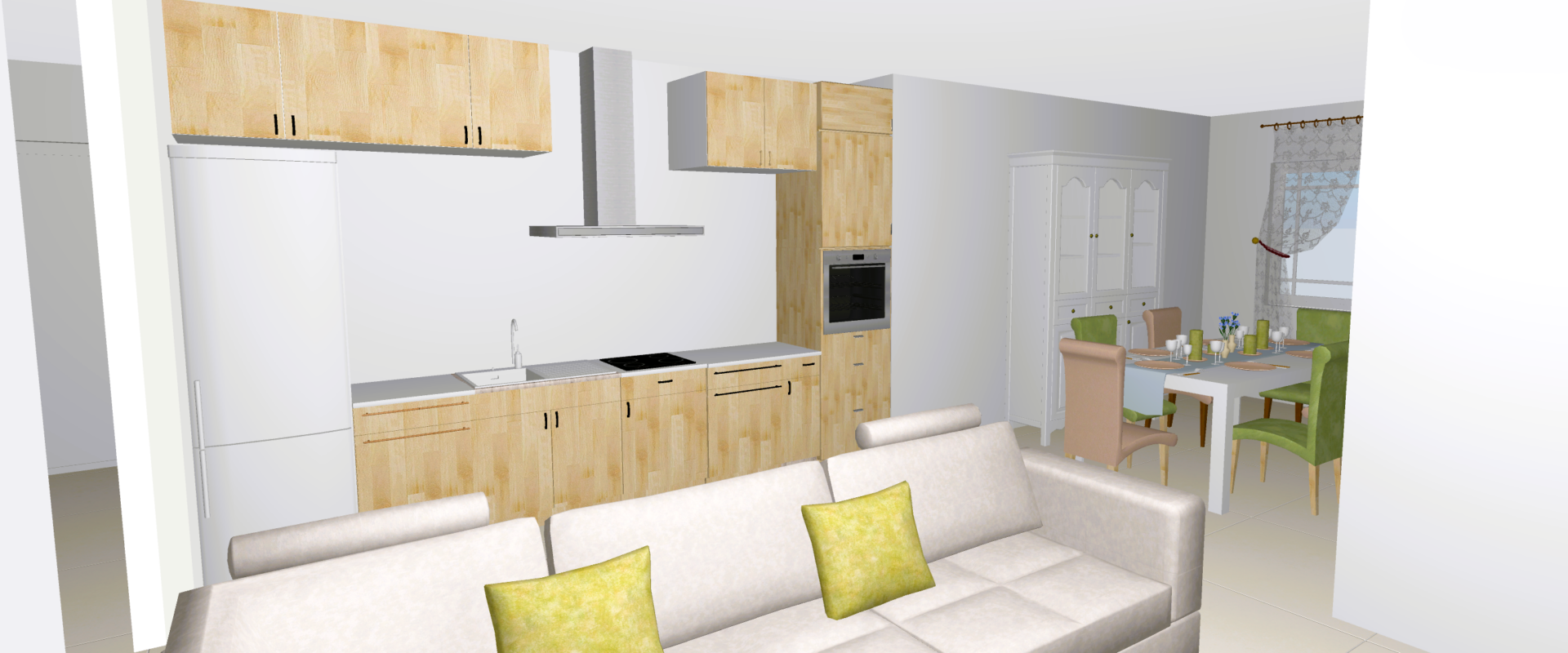 Ground-floor apartment with a private terrace