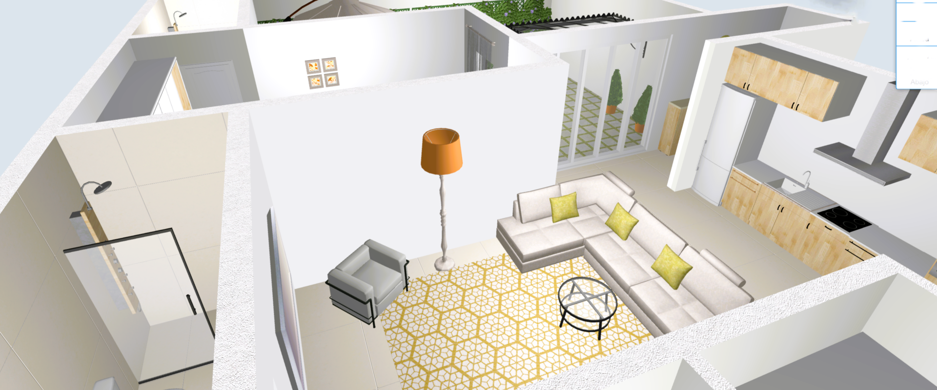 Ground-floor apartment with a private terrace