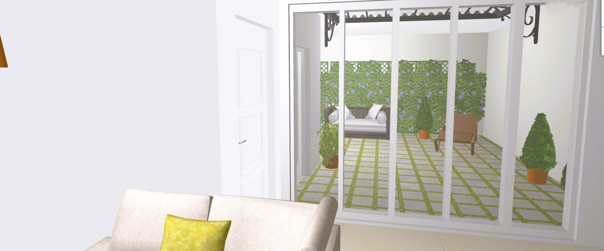 Ground-floor apartment with a private terrace