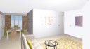 Ground-floor apartment  with a private terrace