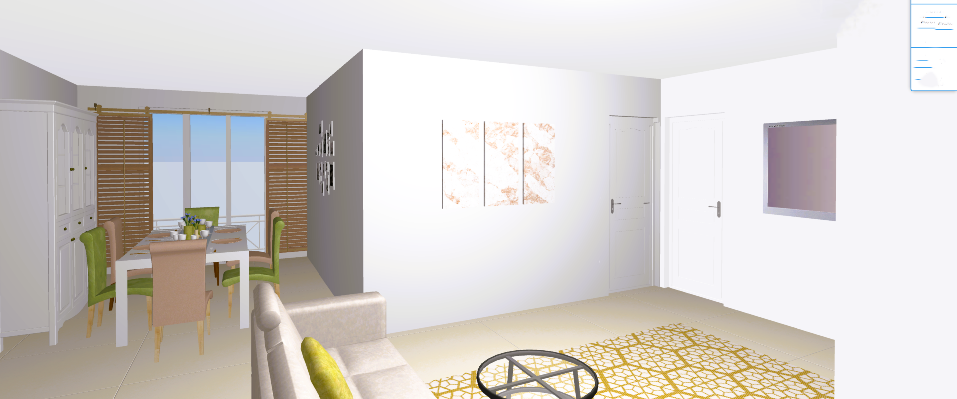 Ground-floor apartment with a private terrace