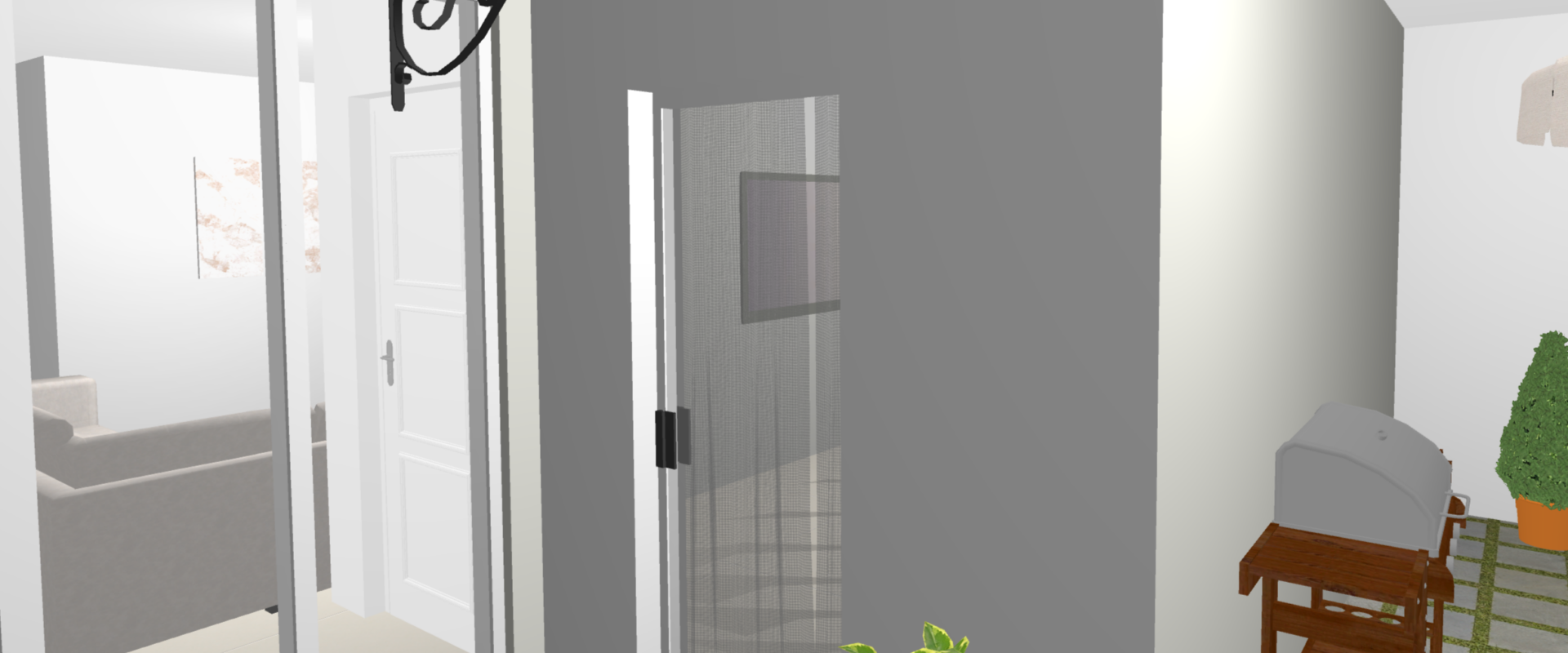 Ground-floor apartment with a private terrace