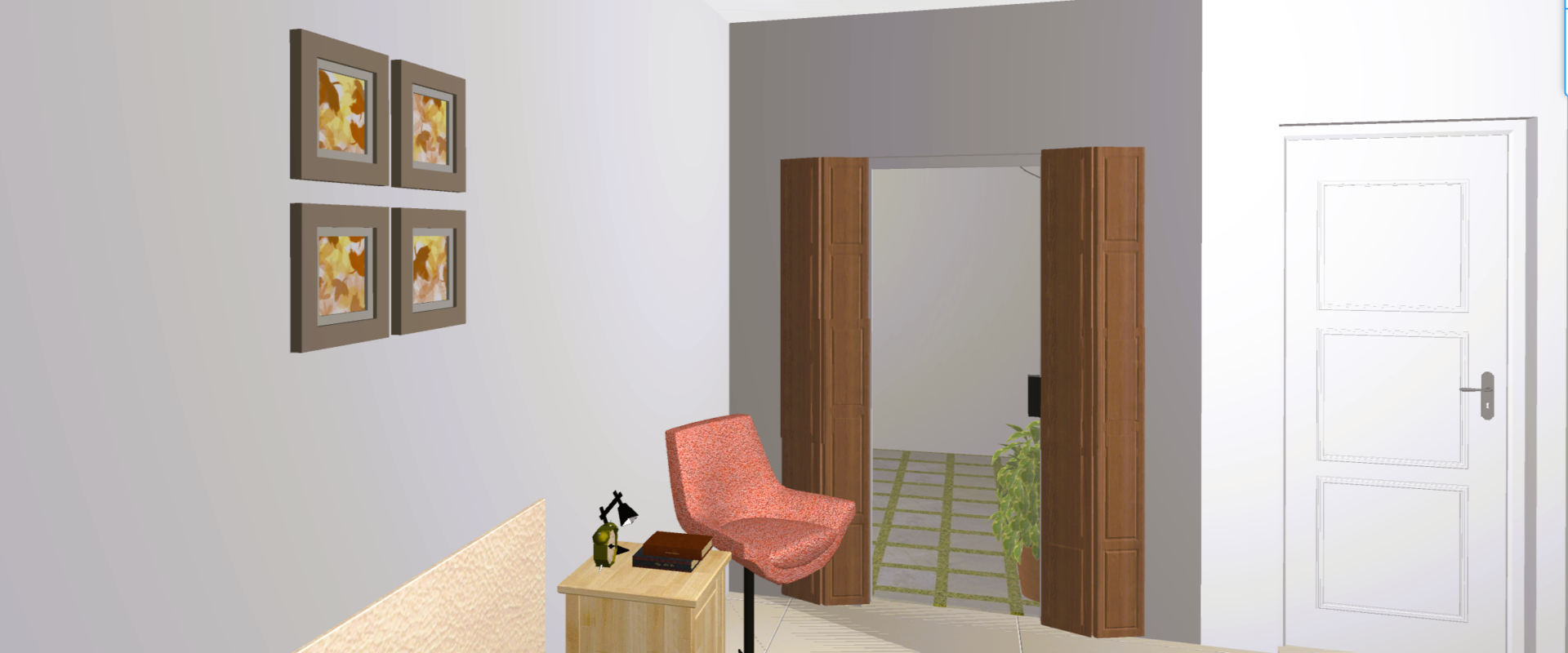 Ground-floor apartment with a private terrace