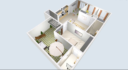 Ground-floor apartment  with a private terrace