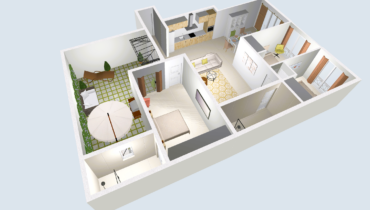 Ground-floor apartment  with a private terrace
